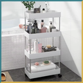 4-Tier Rolling Storage Cart (Slim & Extra-Wide) - My Store