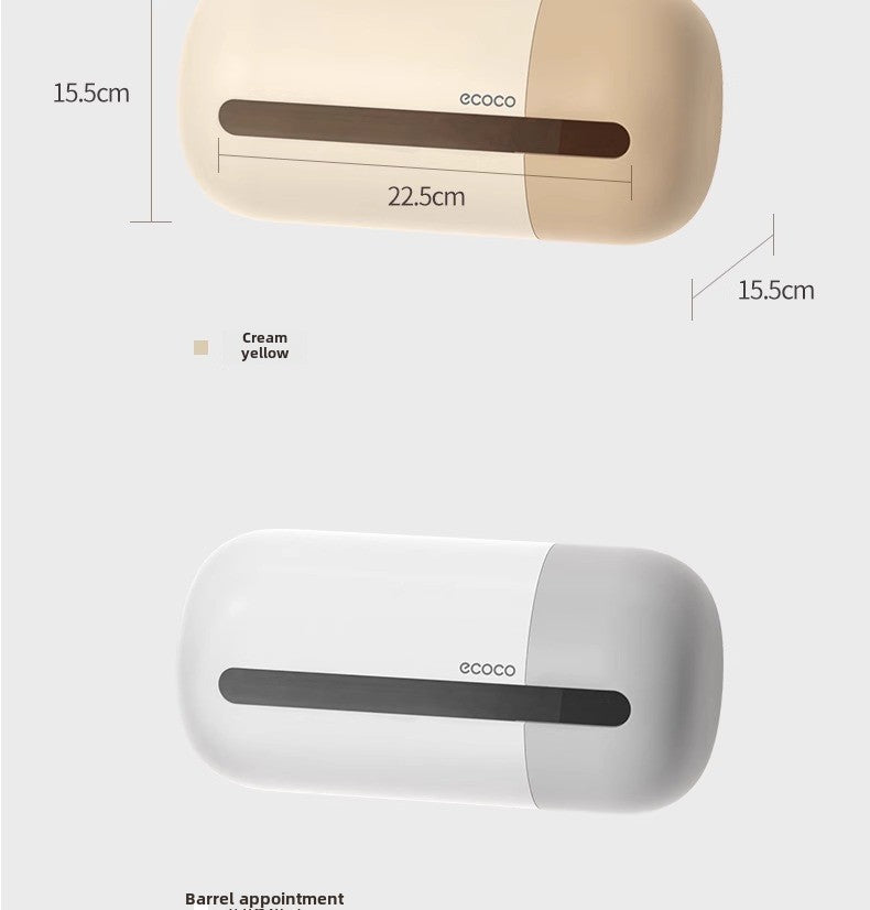 ECOCO Multi-Functional Wall-Mounted Tissue Box with Tissue inside - My Store