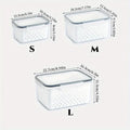 3-Piece Fresh-Keeping Fridge Organizer Set with Drain Baskets - My Store