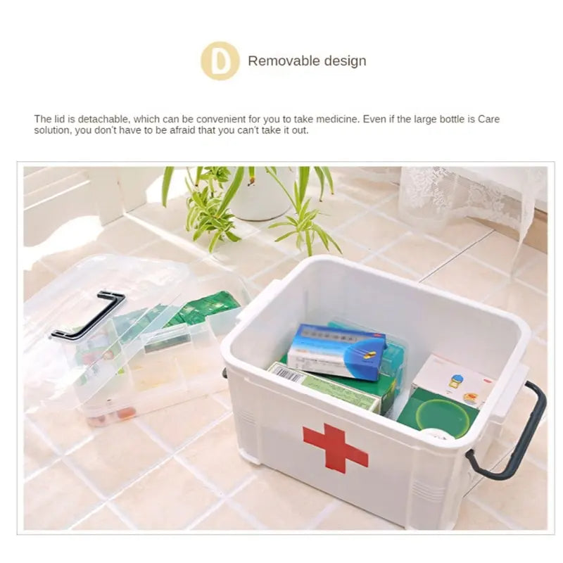First Aid Medicine Storage Box – Portable Emergency Organizer - My Store