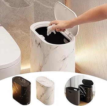 Luxury Slim Press-Top Trash Can - My Store