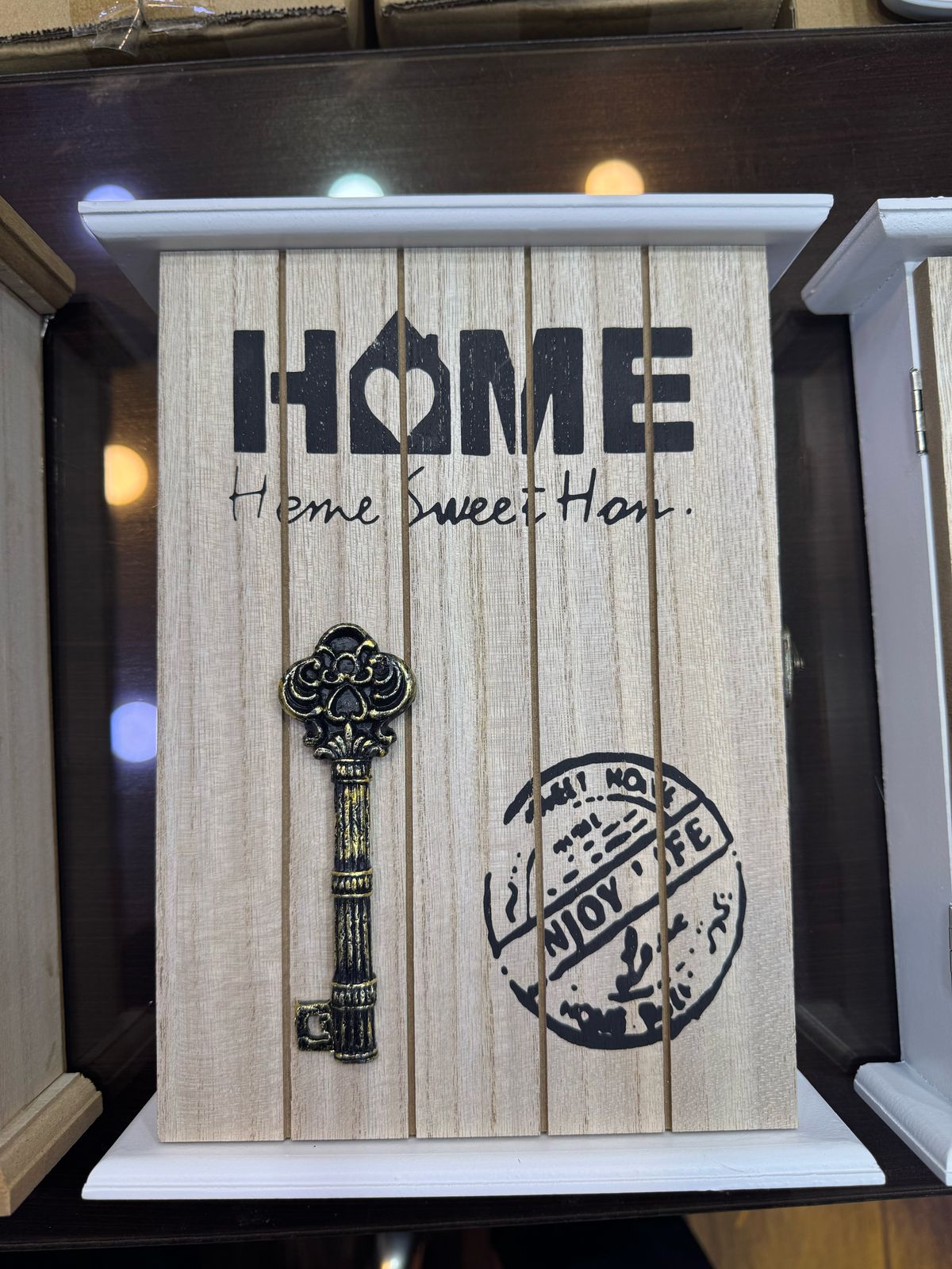 Wooden Wall Mounted Key Holder - My Store