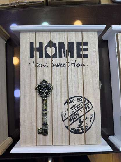 Wooden Wall Mounted Key Holder - My Store