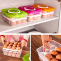 24 Grid Egg Holder Double Layer Storage Box - My Store