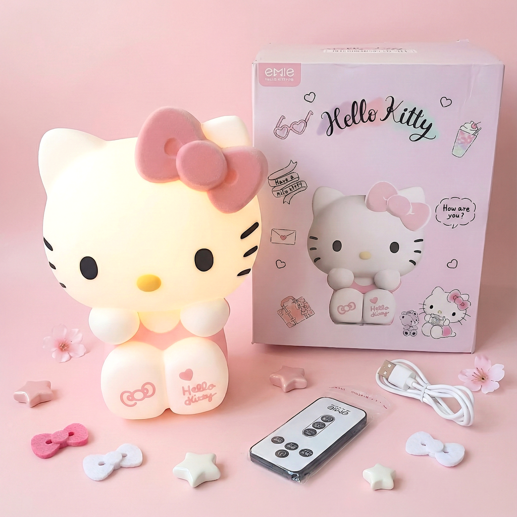 Hello Kitty “Patted” Silicone Night Light Lamp