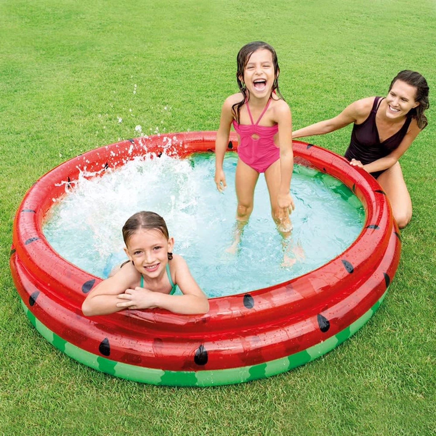 INTEX 66" x 15" Watermelon Inflatable Kids Pool