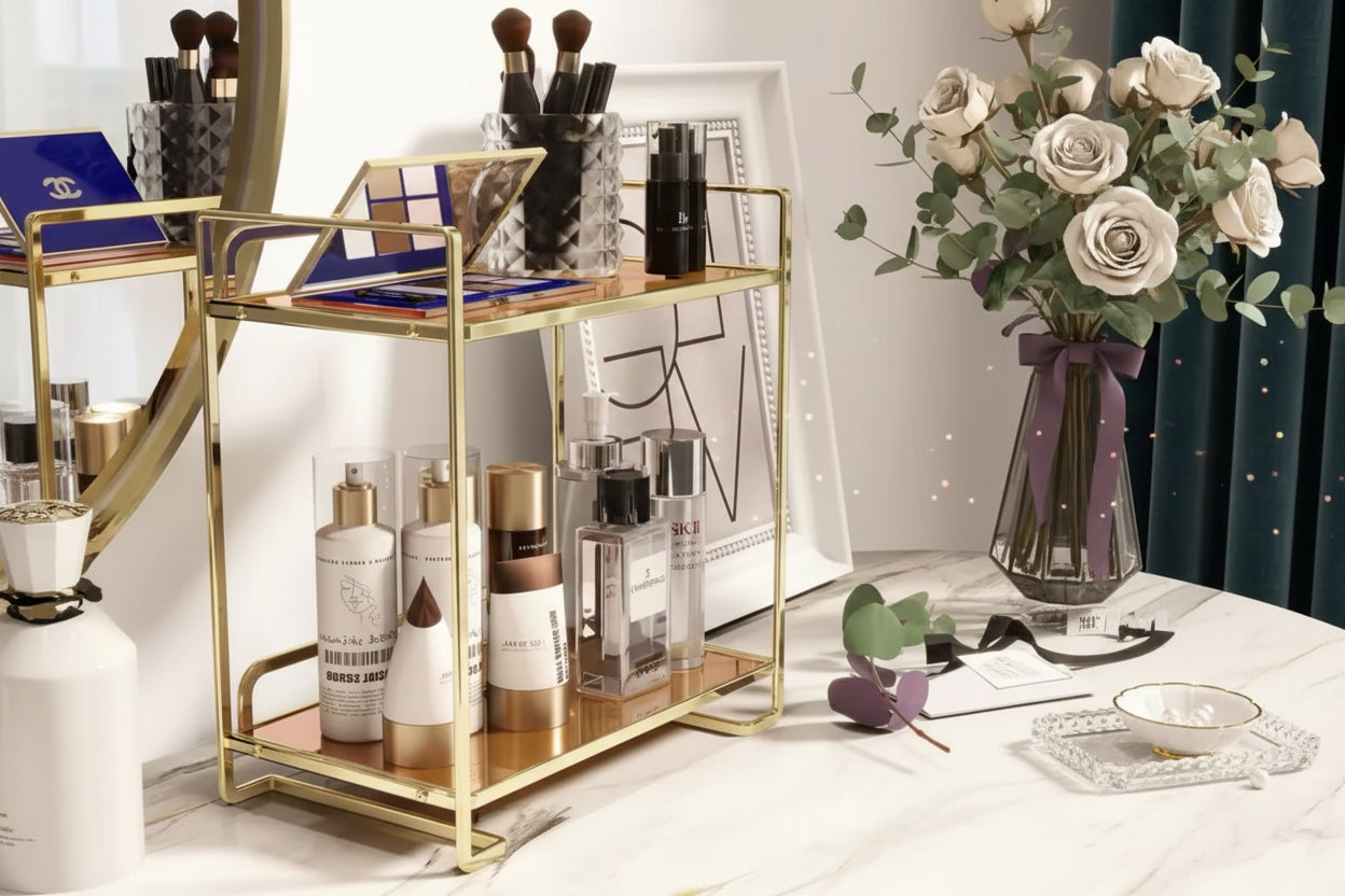 Elegant 2-Tier Multipurpose Display Rack - My Store