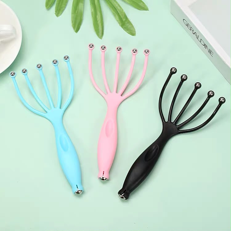 5-Claw Manual Scalp Massager & Head Therapy Brush