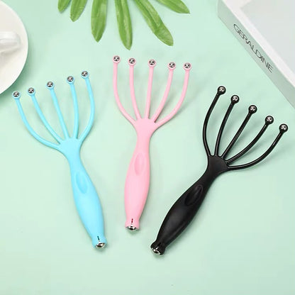 5-Claw Manual Scalp Massager & Head Therapy Brush