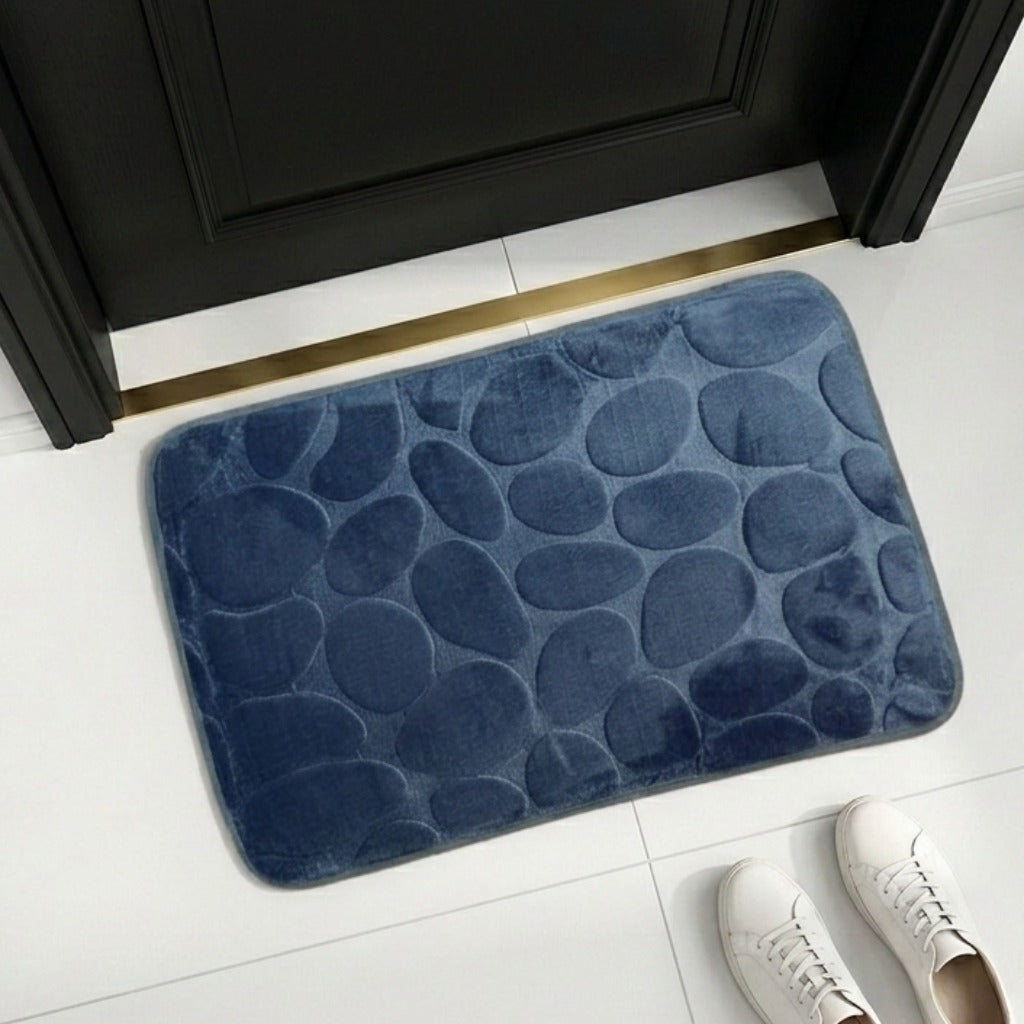 Pebble Stone Embossed Water Absorbent Anti-Slip Door Mat - My Store