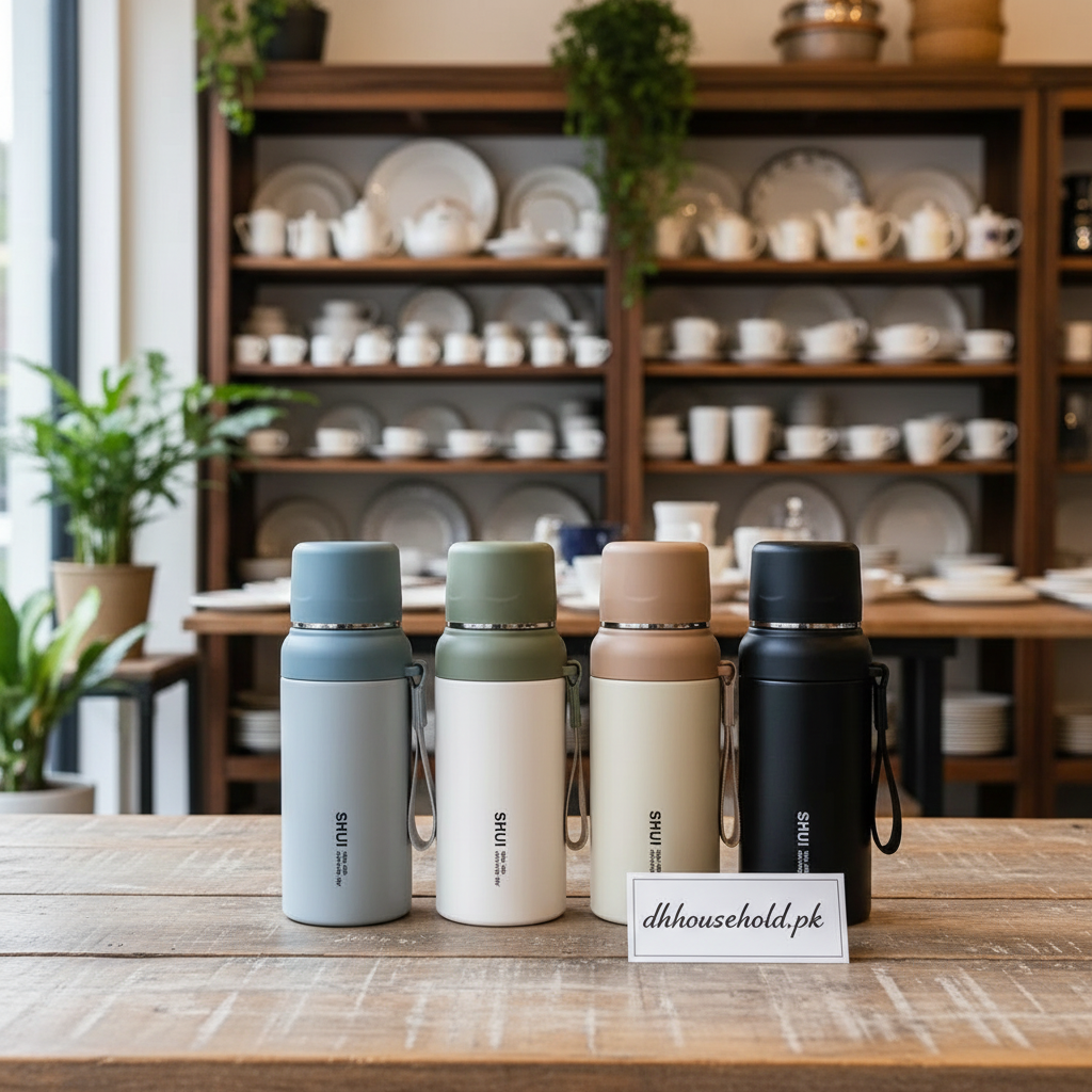 SHUI Premium Insulated Vacuum Flask – 600ml - My Store