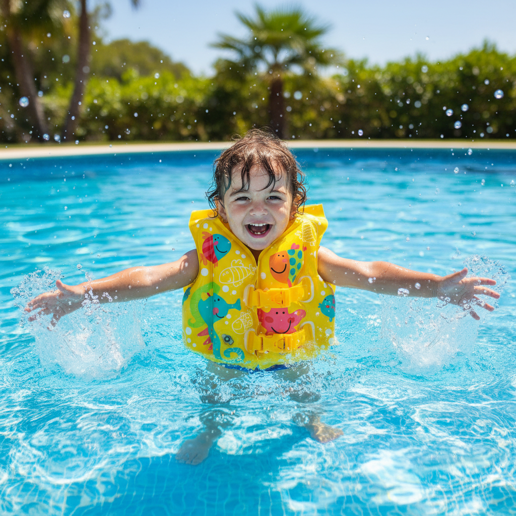Intex 59661 Tropical Buddies Inflatable Swim Vest for Kids (Ages 3–5)