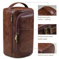 Premium Leather Hanging Toiletry Bag - My Store