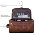 Premium Leather Hanging Toiletry Bag - My Store