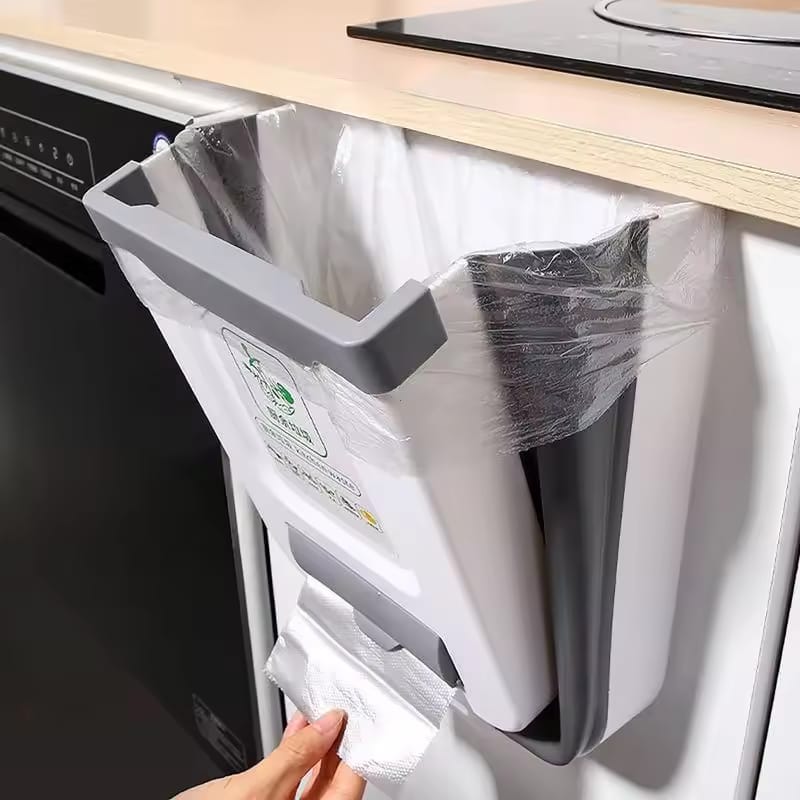 UrbanFold Wall-Mounted Folding Kitchen Trash Can - My Store