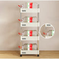 4-Layer Storage Rack Trolley - My Store