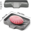 Self-Draining Silicone Soap Dish & Sink Tray - My Store