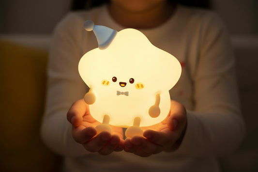 Cute Star Silicone Night Light Lamp