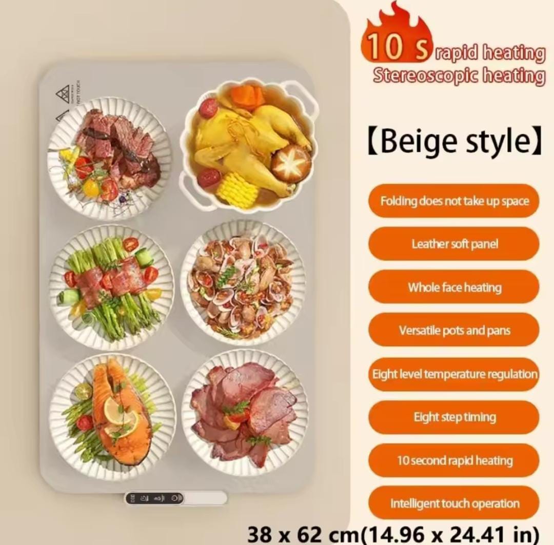 Portable Silicone Food Warming Tray (Professional Grade)