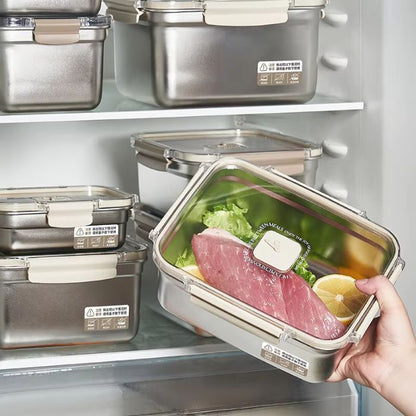 Lock & Store Stainless Steel Food Container Set – 3 Pieces