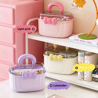 Aesthetic Bow Portable Organizer & Storage Box