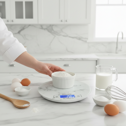 Danny Home 5KG Digital Kitchen Scale (Model 32C) – High-Precision Marble Glass Electronic Scale