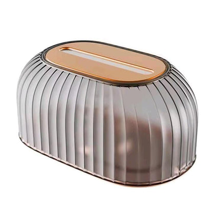 Light Luxury Tissue Box with Spring