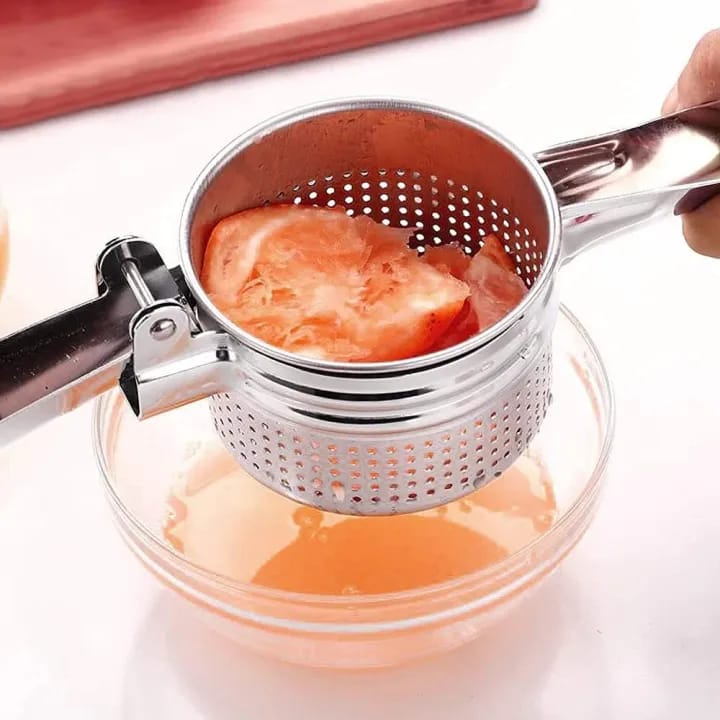 Stainless Steel Heavy-Duty Potato Ricer & Fruit Press