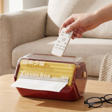 Multifunctional Tissue Box & Remote Control Storage Box - My Store