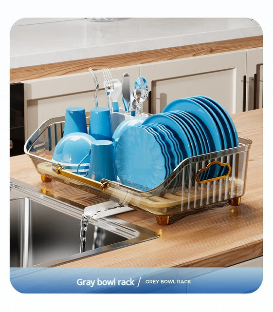 Acrylic Luxury Dish Drain Rack - My Store