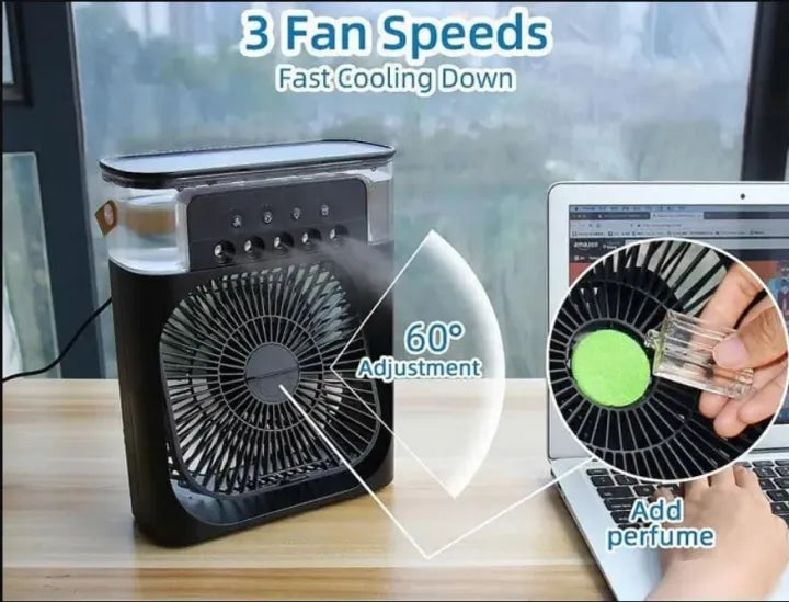Portable Air Cooler Fan – 3 in 1 Mini Cooling Device - My Store