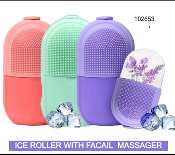 Facial Beauty - Silicon Ice Cube Face Roller - My Store