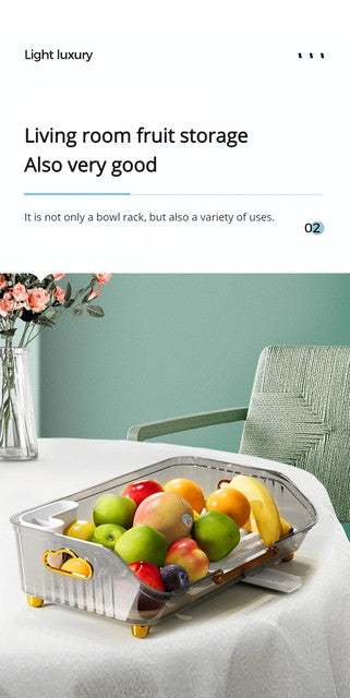 Acrylic Luxury Dish Drain Rack - My Store