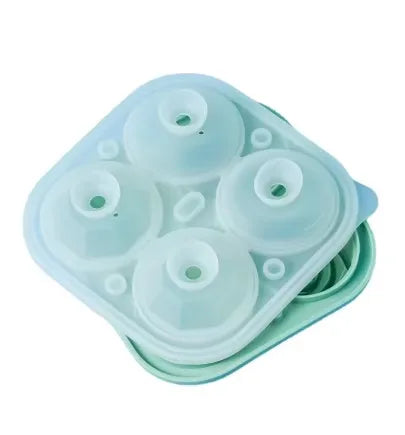 4-Cavity Rose Ice Cube Mold with Lid - My Store