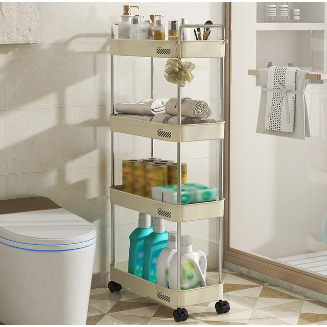 4-Layer Storage Rack Trolley - My Store