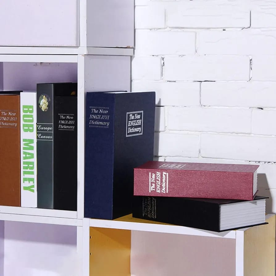 Dictionary Book Safe – Hidden Secret Storage Lock Box