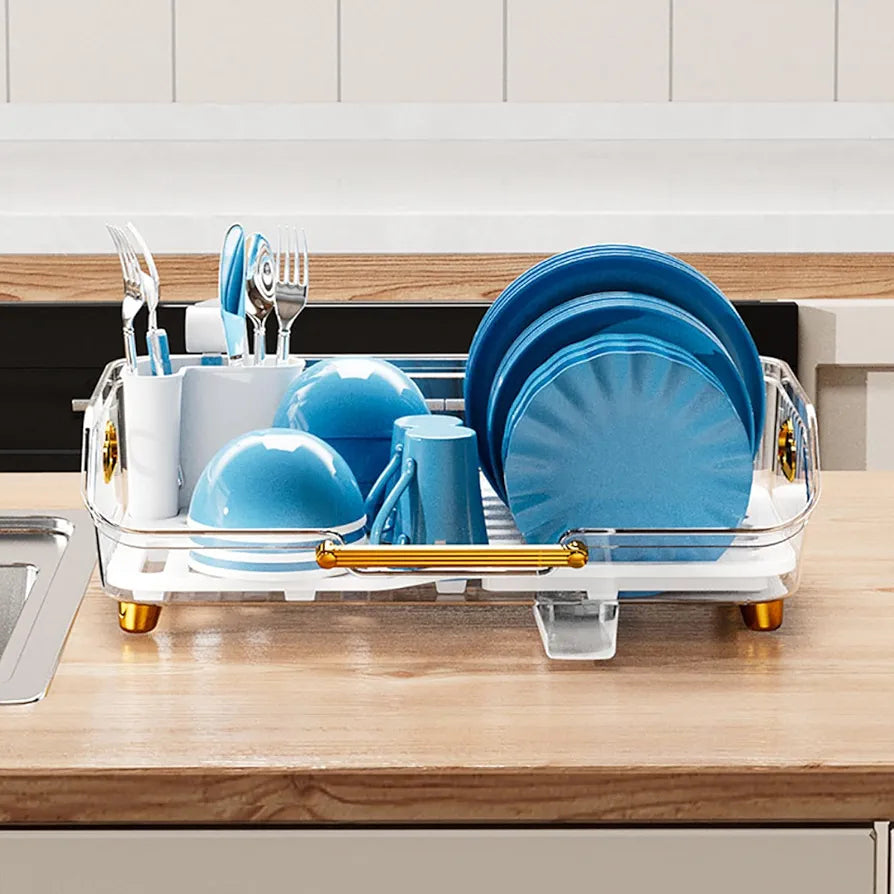 Acrylic Luxury Dish Drain Rack - My Store