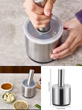 Stainless Steel Household Mashing Jar – Multifunction Mortar & Pestle Set - My Store