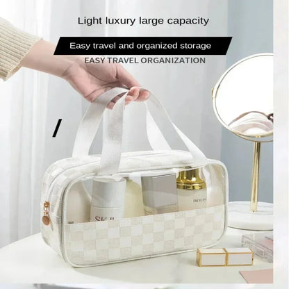 Transparent Cosmetic Travel Organizer Bag Set (3-Piece) - My Store