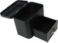 Matte Black Double-Layer Multifunctional Storage Organizer Box with Drawer - My Store