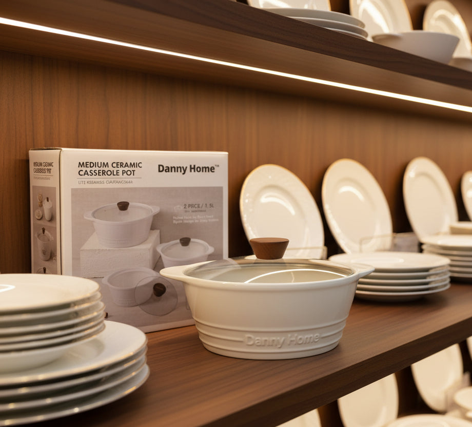 Danny Home  Porcelain Soup Pot & Casserole