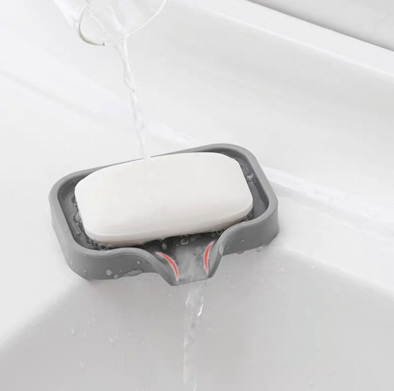 Self-Draining Silicone Soap Dish & Sink Tray - My Store