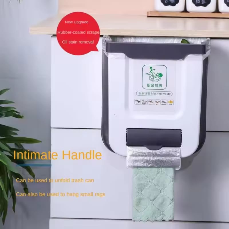 UrbanFold Wall-Mounted Folding Kitchen Trash Can - My Store