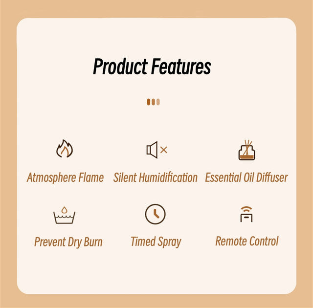 Bonfire Ultrasonic Essential Oil Humidifier - My Store