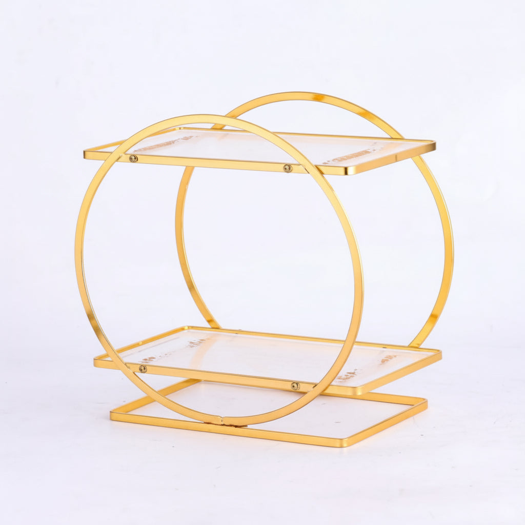Elegant 2-Tier Multipurpose Display Rack - My Store