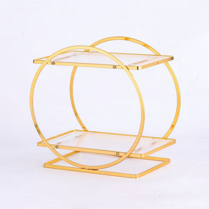 Elegant 2-Tier Multipurpose Display Rack - My Store