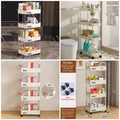 4-Layer Storage Rack Trolley - My Store