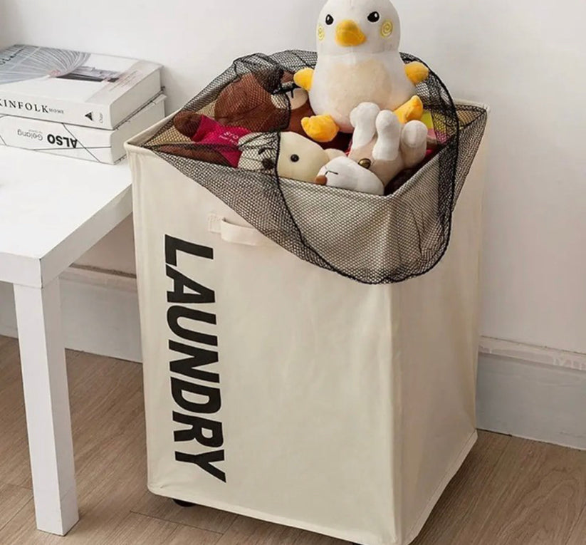 Large Capacity Laundry Basket with Wheels