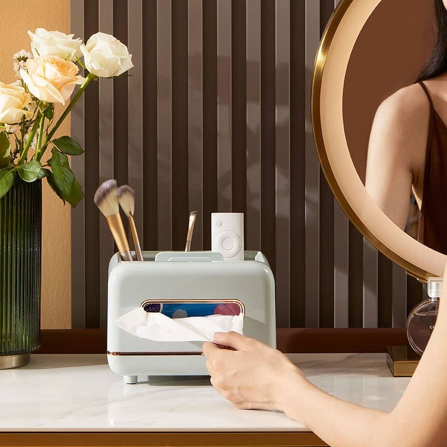 Elegant & Multifunctional Tissue Dispenser with Magnetic Switch