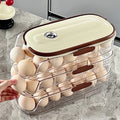 Rolling Auto-Fill Tiered Egg Storage Box - My Store